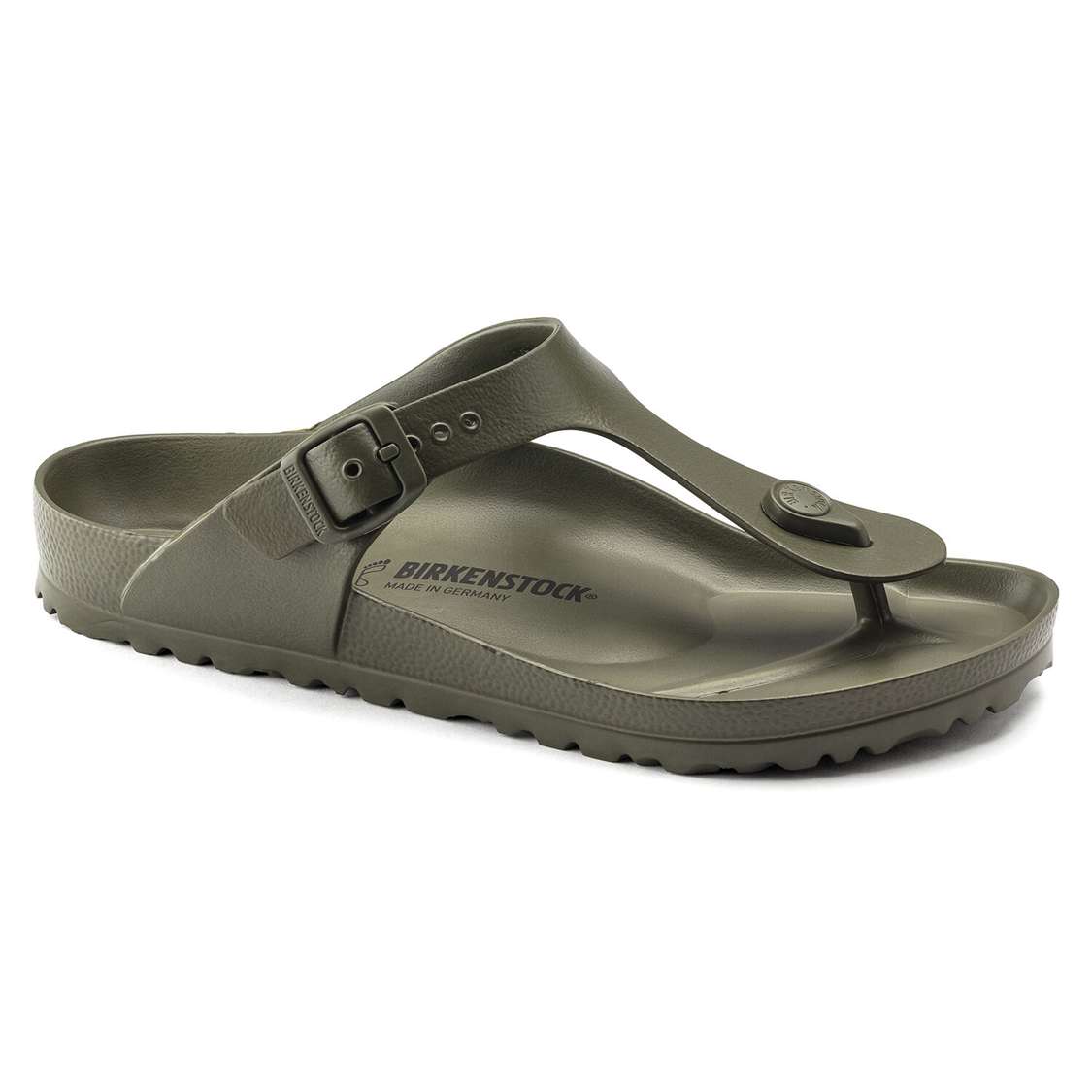 Birkenstock Gizeh Essentials EVA Water Friendly Sandals Khaki | Ks2meyJQoJ1