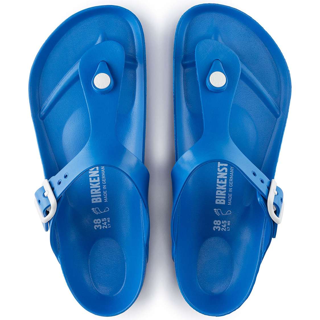 Birkenstock Gizeh Essentials EVA Water Friendly Sandals Blue | KwBGTiGr4Wy