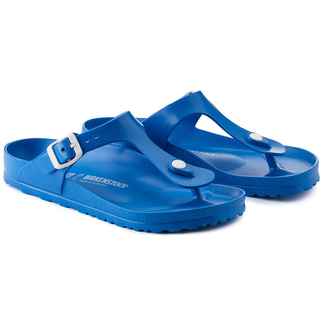 Birkenstock Gizeh Essentials EVA Water Friendly Sandals Blue | KwBGTiGr4Wy