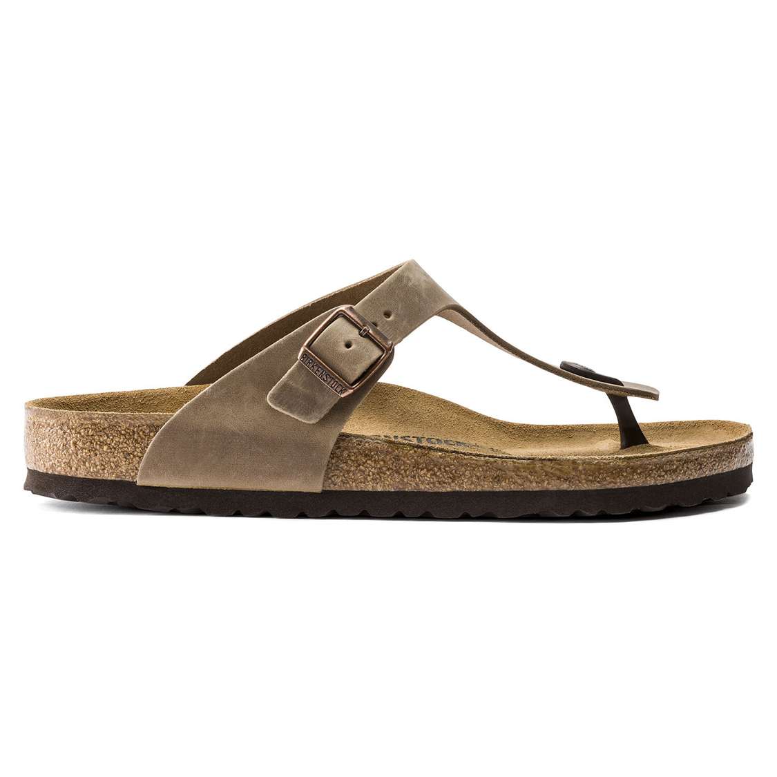 Birkenstock Gizeh Oiled Leather One Strap Sandals Brown | 9ic7qVIPwJs