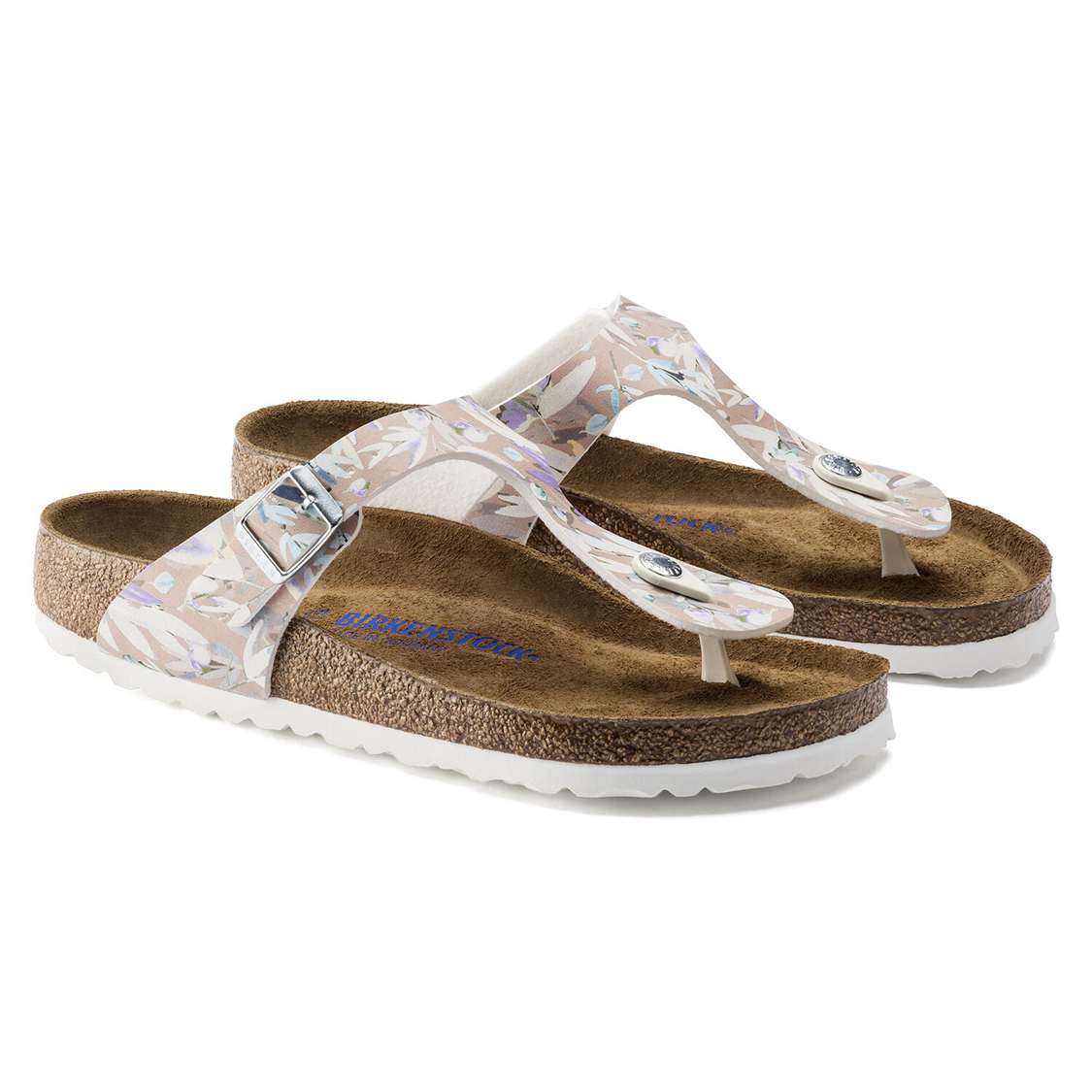 Birkenstock Gizeh Soft Footbed Birko-Flor Thong Rose | Ap6pXCH5O72