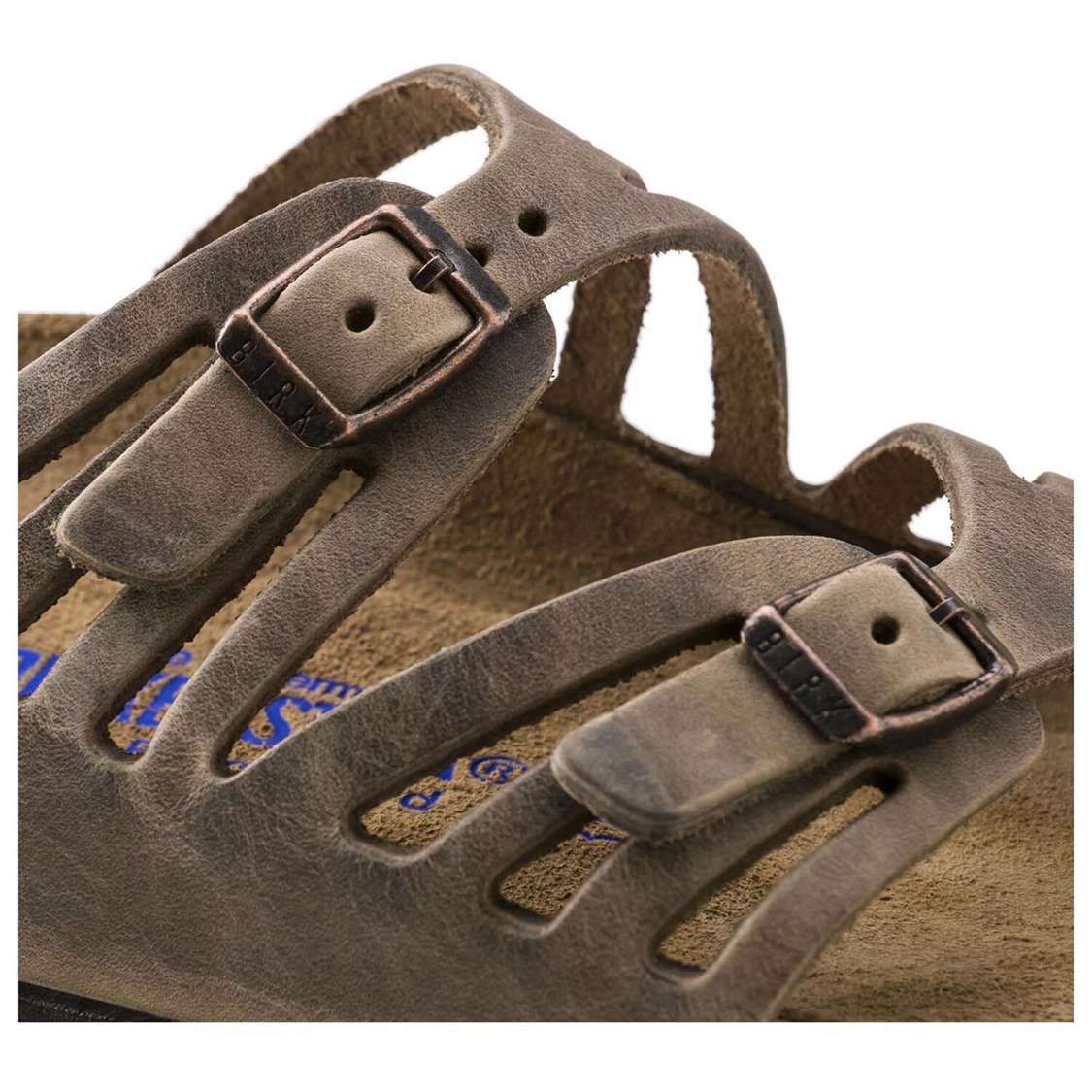 Birkenstock Granada Soft Footbed Oiled Leather Multi Strap Sandals Brown | eKEpVAyf9q5