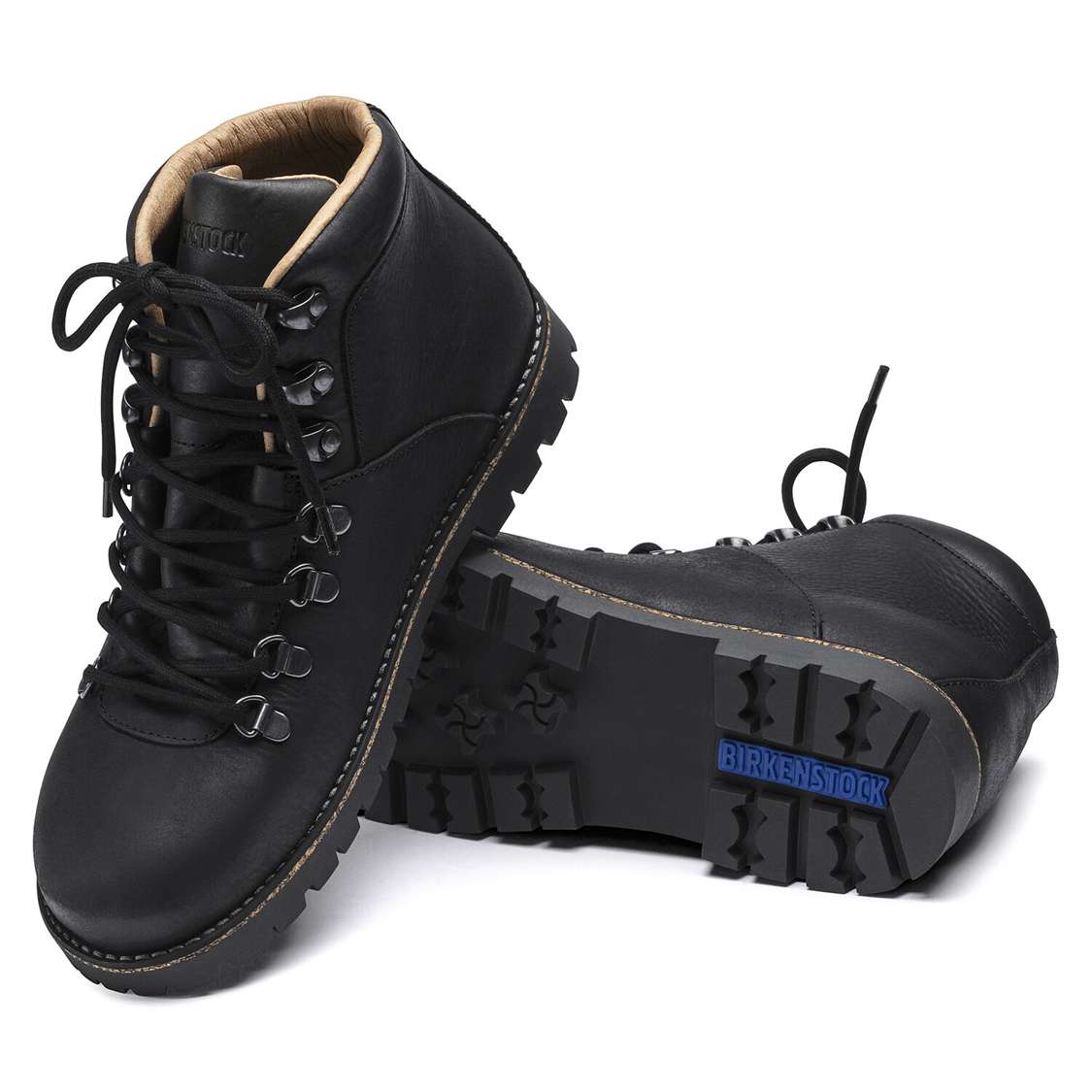 Birkenstock Jackson Nubuck Leather Boots Black | Ci9gc5rdiXm