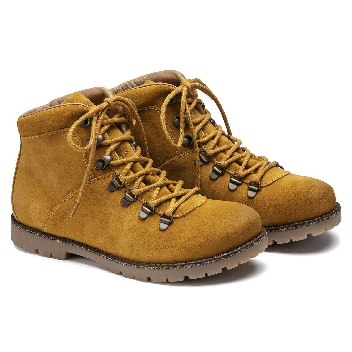 Birkenstock Jackson Suede Leather Boots Yellow | JWykia6Ac78