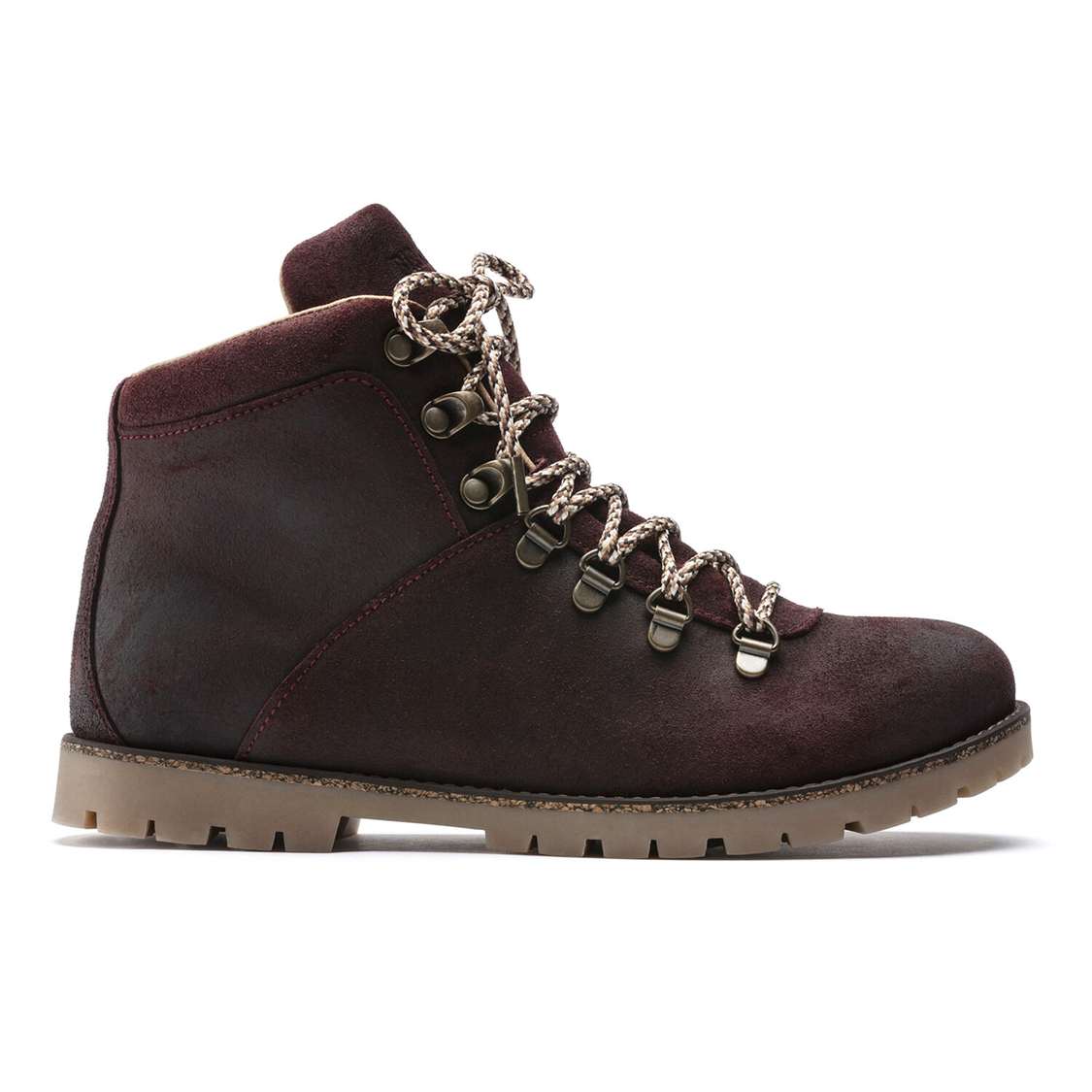 Birkenstock Jackson Suede Leather Boots Burgundy | YGQO1SlFbsN