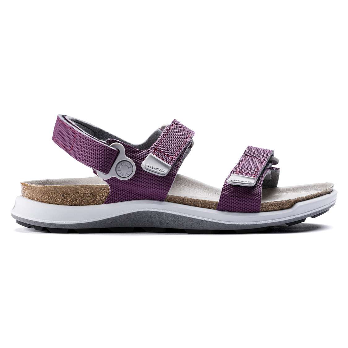 Birkenstock Kalahari Birko-Flor Back Strap Sandals Purple | GpDOUSXjzK6