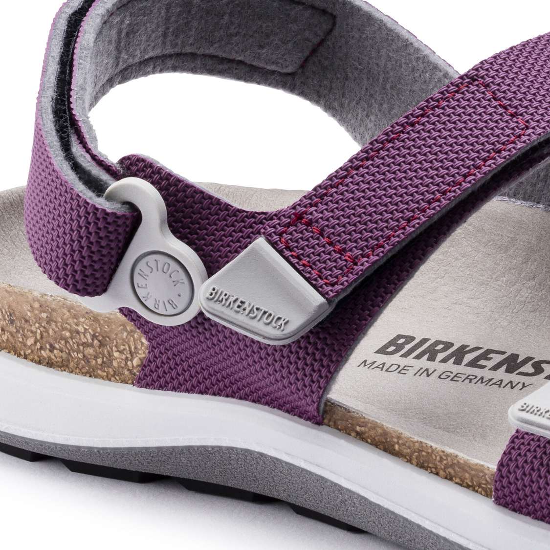 Birkenstock Kalahari Birko-Flor Back Strap Sandals Purple | GpDOUSXjzK6