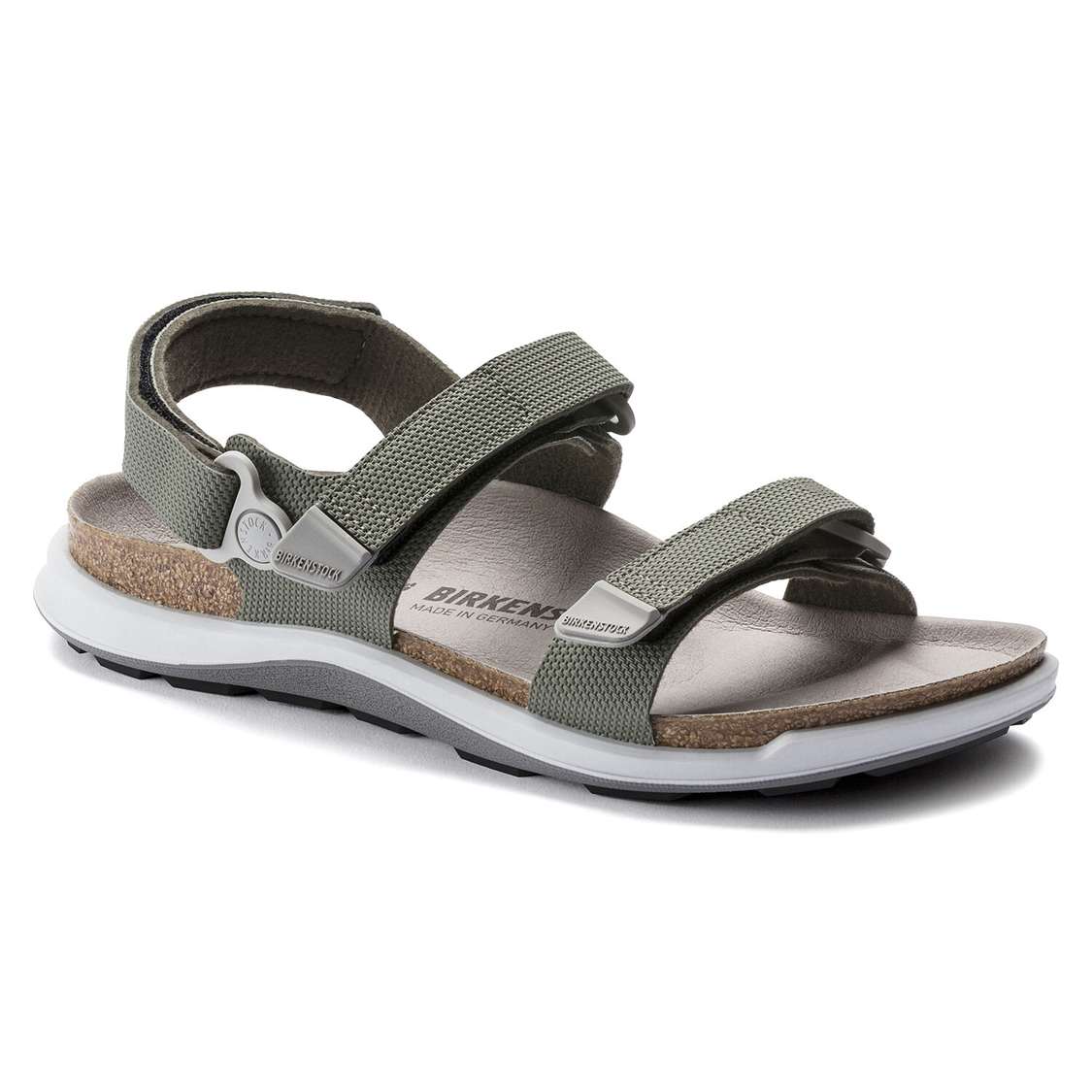 Birkenstock Kalahari Birko-Flor Back Strap Sandals Khaki | aHAHqgK684O