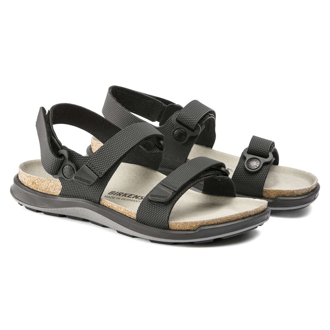 Birkenstock Kalahari Birko-Flor Back Strap Sandals Black | tRHaVER8b48