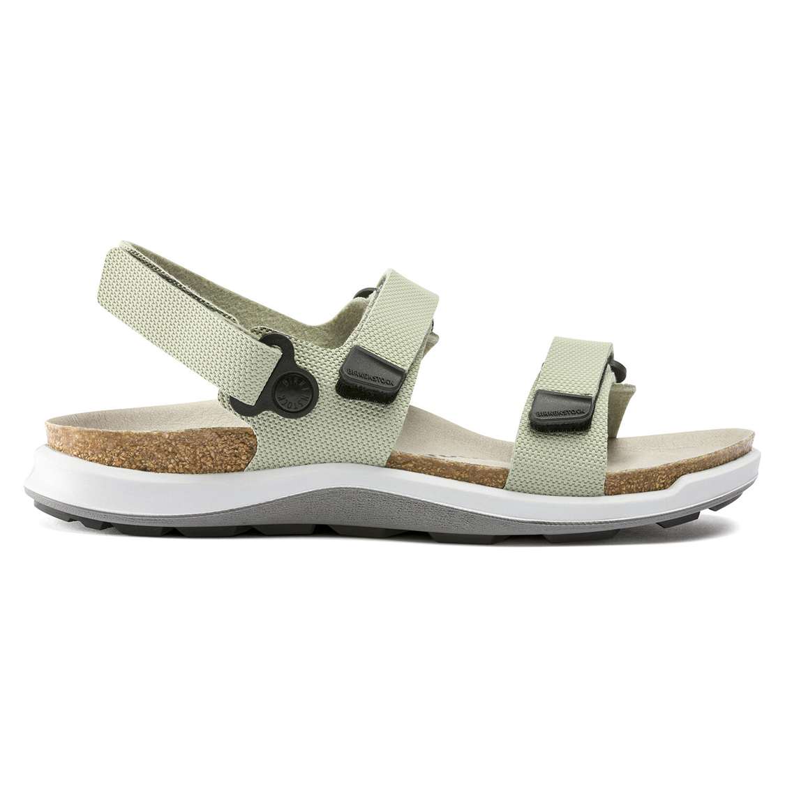 Birkenstock Kalahari Birko-Flor Two Strap Sandals Green | yCiFi3owPlO