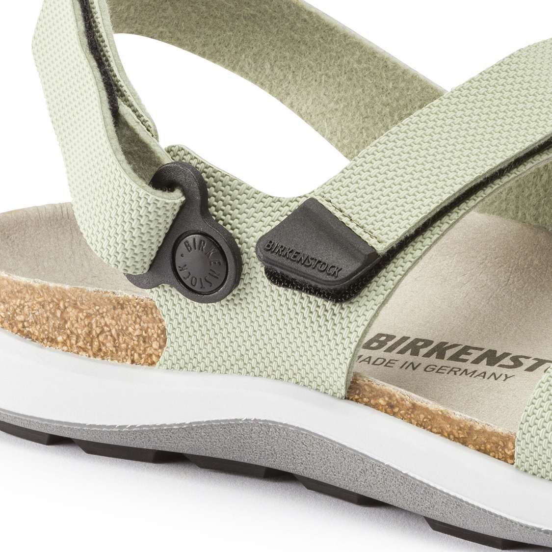 Birkenstock Kalahari Birko-Flor Two Strap Sandals Green | yCiFi3owPlO