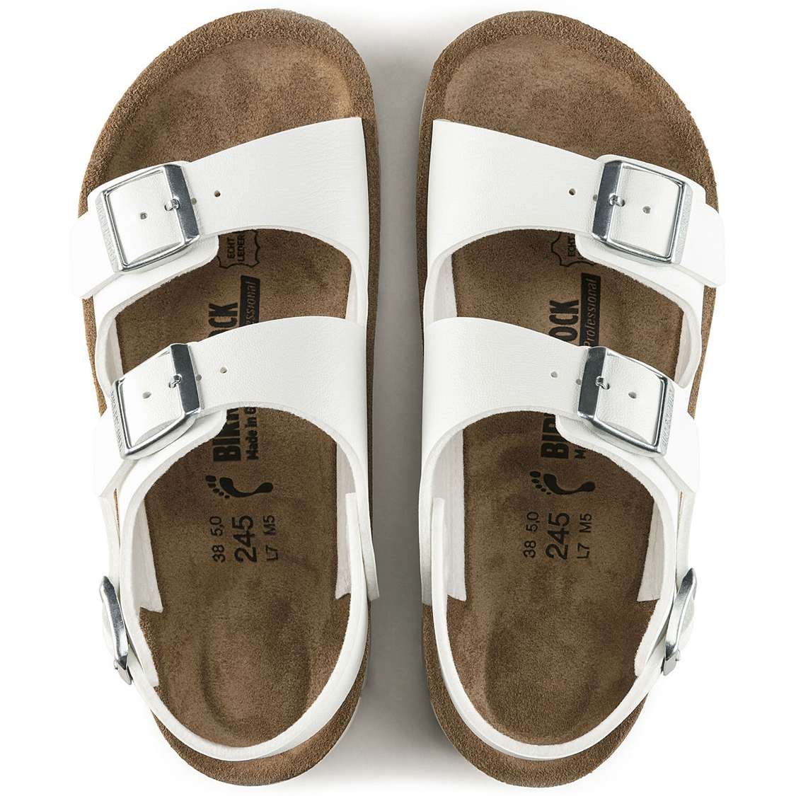 Birkenstock Kano Birko-Flor Back Strap Sandals White | wV8TsIjxMxo