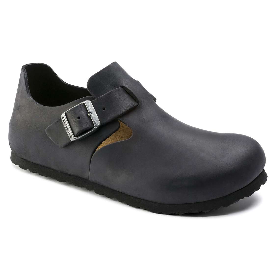 Birkenstock London Oiled Leather Low Shoes Black | 2lExElEH9yu