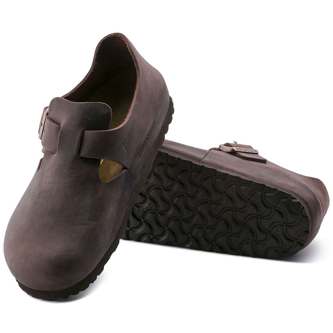 Birkenstock London Oiled Leather Low Shoes Brown | vmk2oPRH2MM