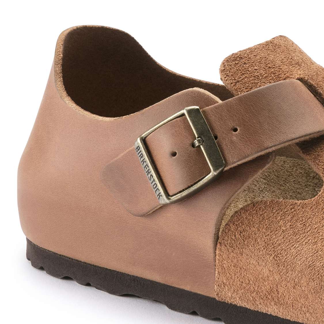 Birkenstock London Oiled Leather/Suede Leather Low Shoes Brown | nULrPwtoR2l