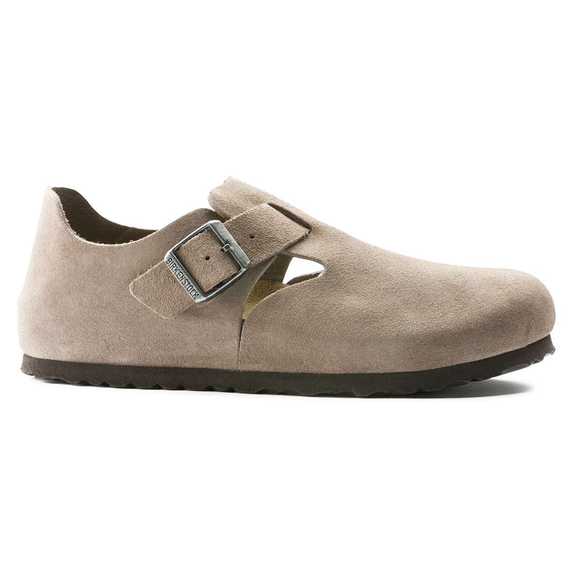 Birkenstock London Suede Leather Low Shoes Brown | SElTuktwvZU