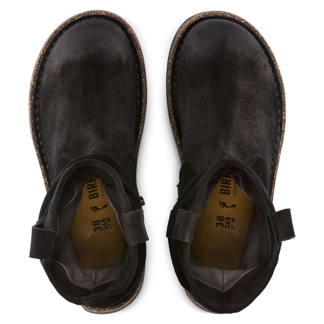 Birkenstock Luton Suede Leather Boots Black | l3xmOELp9jN