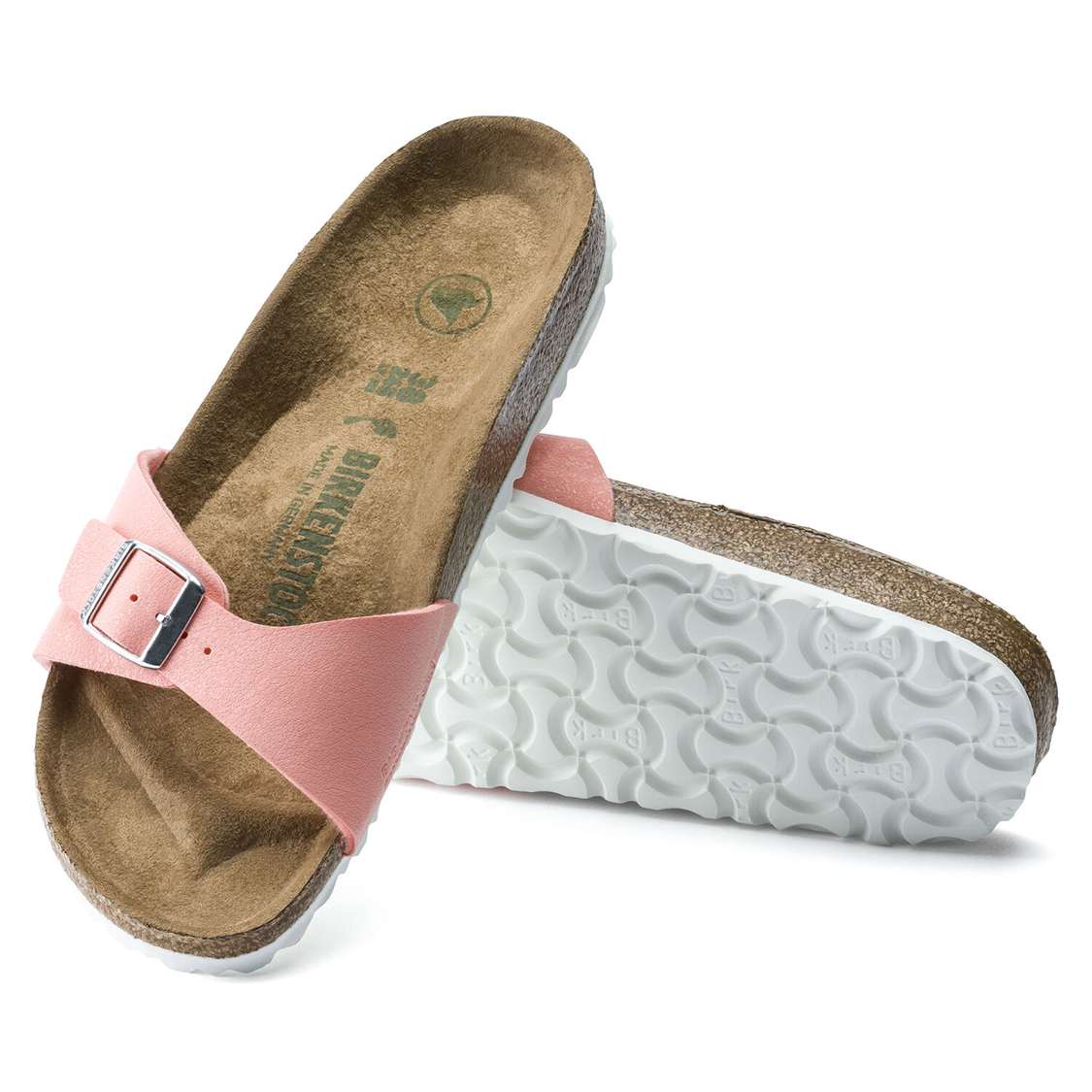 Birkenstock Madrid Birkibuc One Strap Sandals Pink | DmPlM8hXnBG