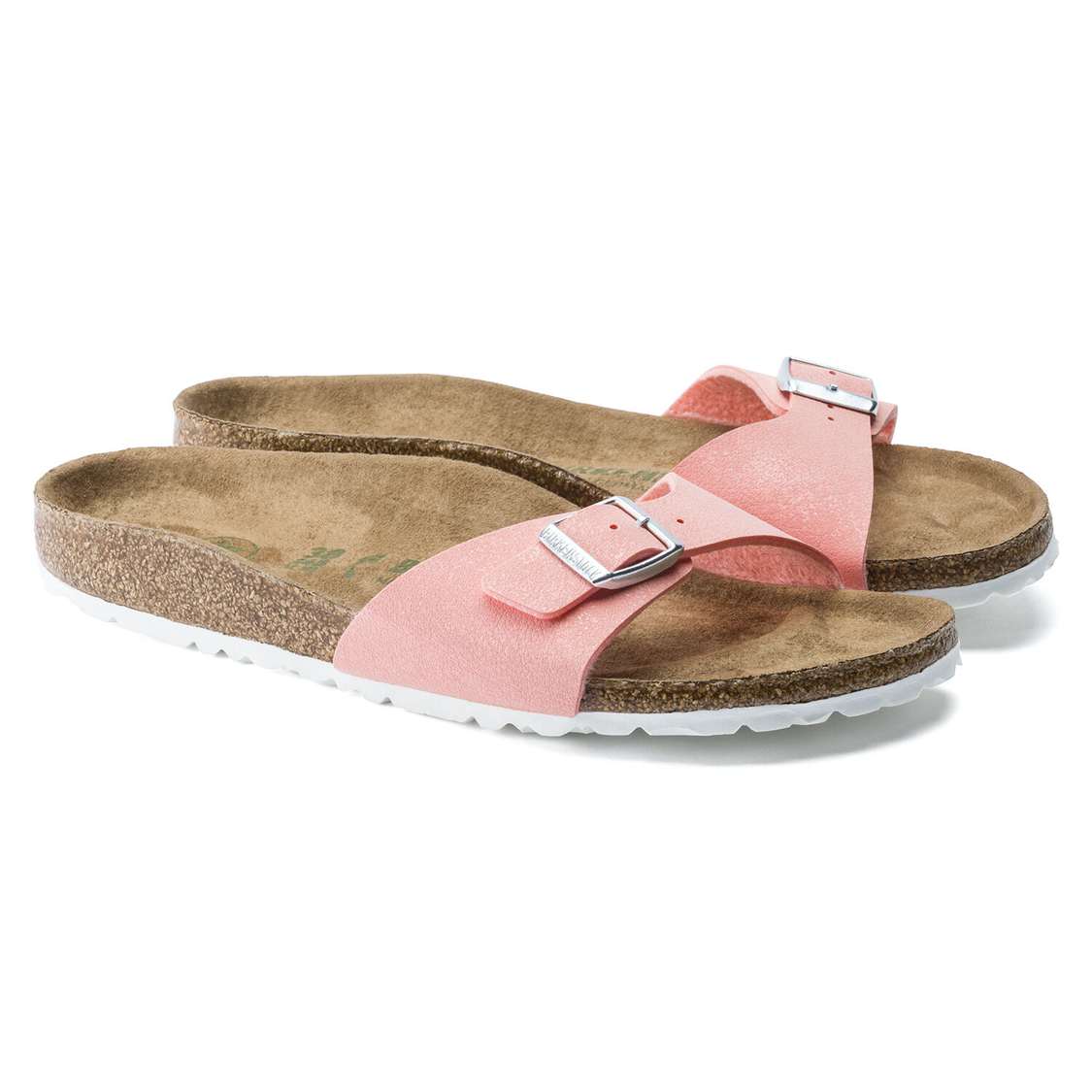 Birkenstock Madrid Birkibuc One Strap Sandals Pink | DmPlM8hXnBG