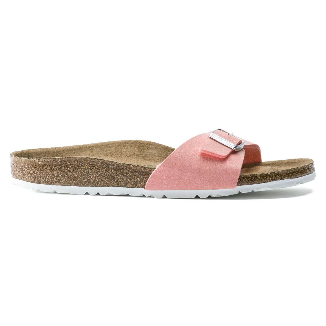 Birkenstock Madrid Birkibuc One Strap Sandals Pink | DmPlM8hXnBG