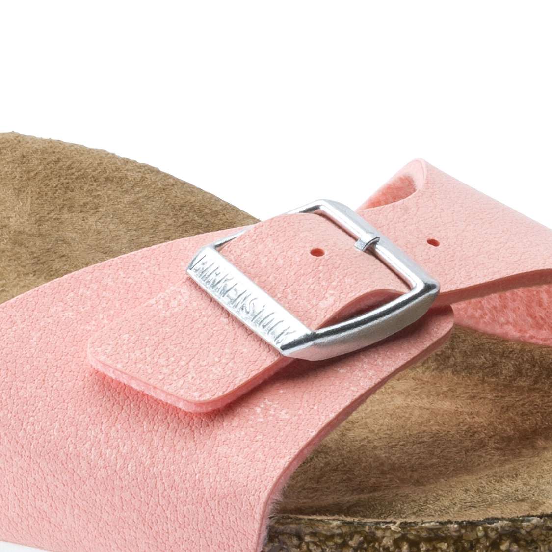 Birkenstock Madrid Birkibuc One Strap Sandals Pink | DmPlM8hXnBG