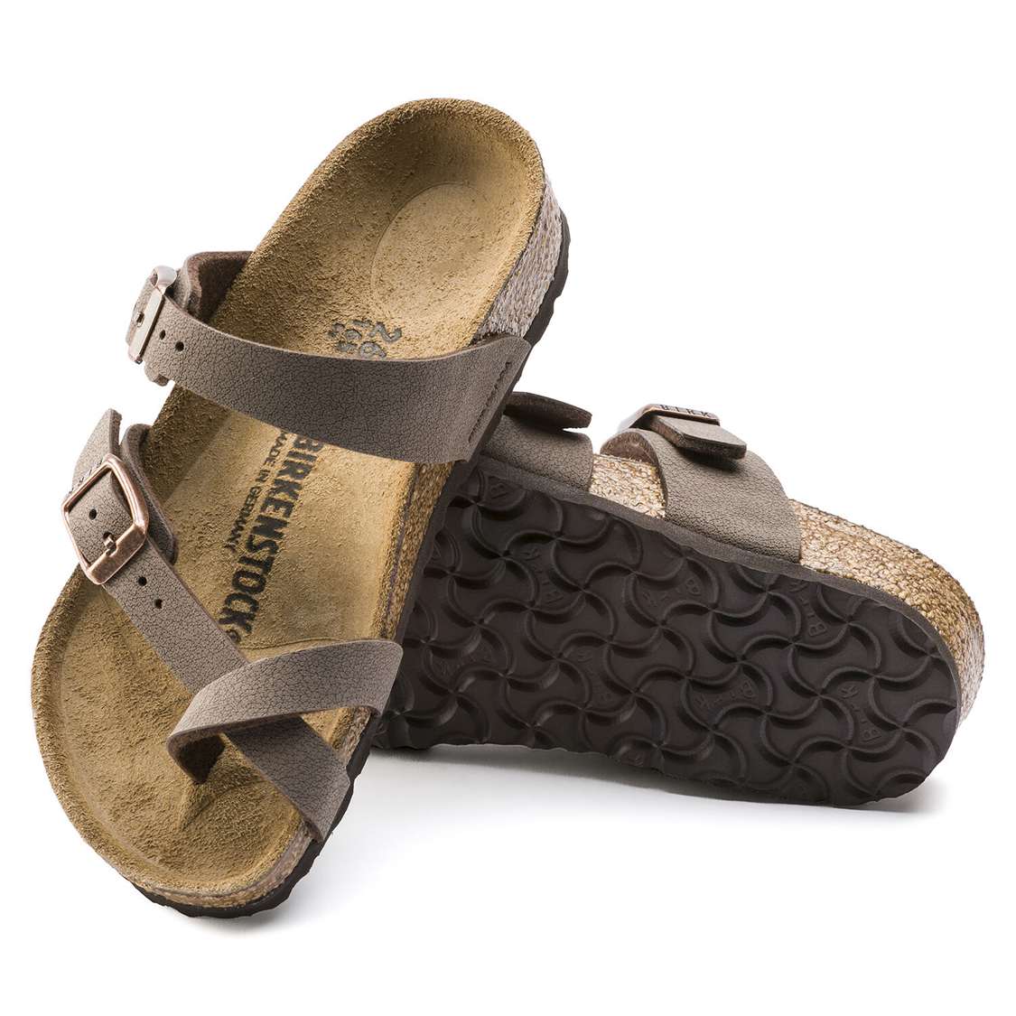 Birkenstock Mayari Birkibuc Girls Sandals Yellow | LvHeIrIWE5v