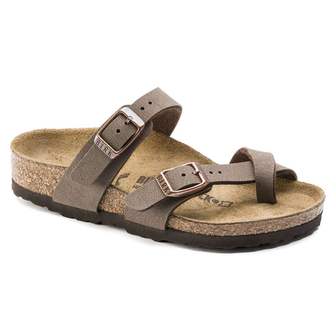 Birkenstock Mayari Birkibuc Girls Sandals Yellow | LvHeIrIWE5v