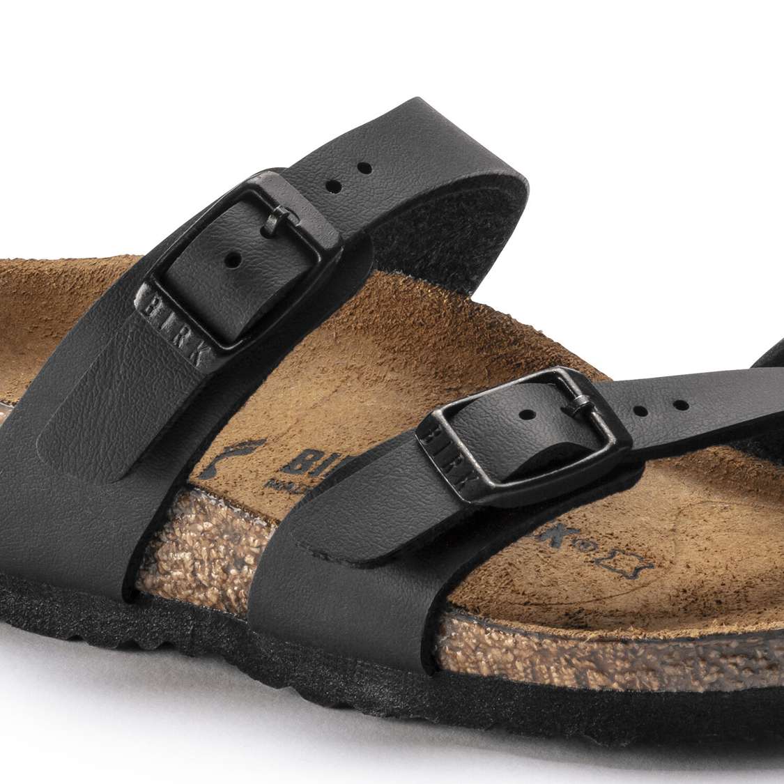 Birkenstock Mayari Birko-Flor Girls Sandals Black | JEDUxnF5tYg