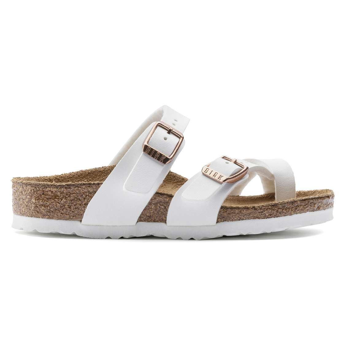 Birkenstock Mayari Birko-Flor Girls Sandals White | TmZ2QPMwc2a