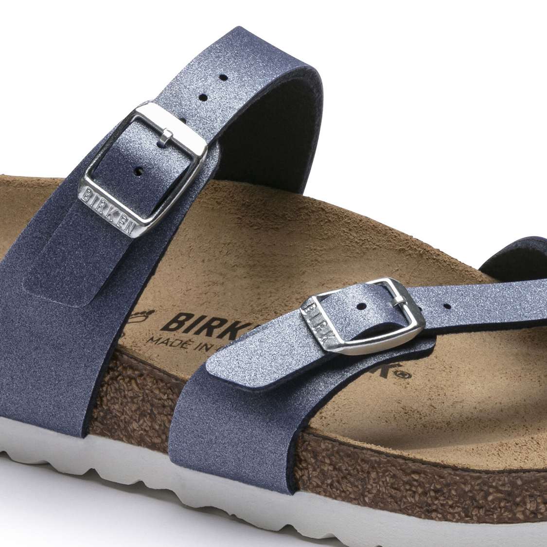 Birkenstock Mayari Birko-Flor Multi Strap Sandals AZURE Blue | 2dMH49mEGLS