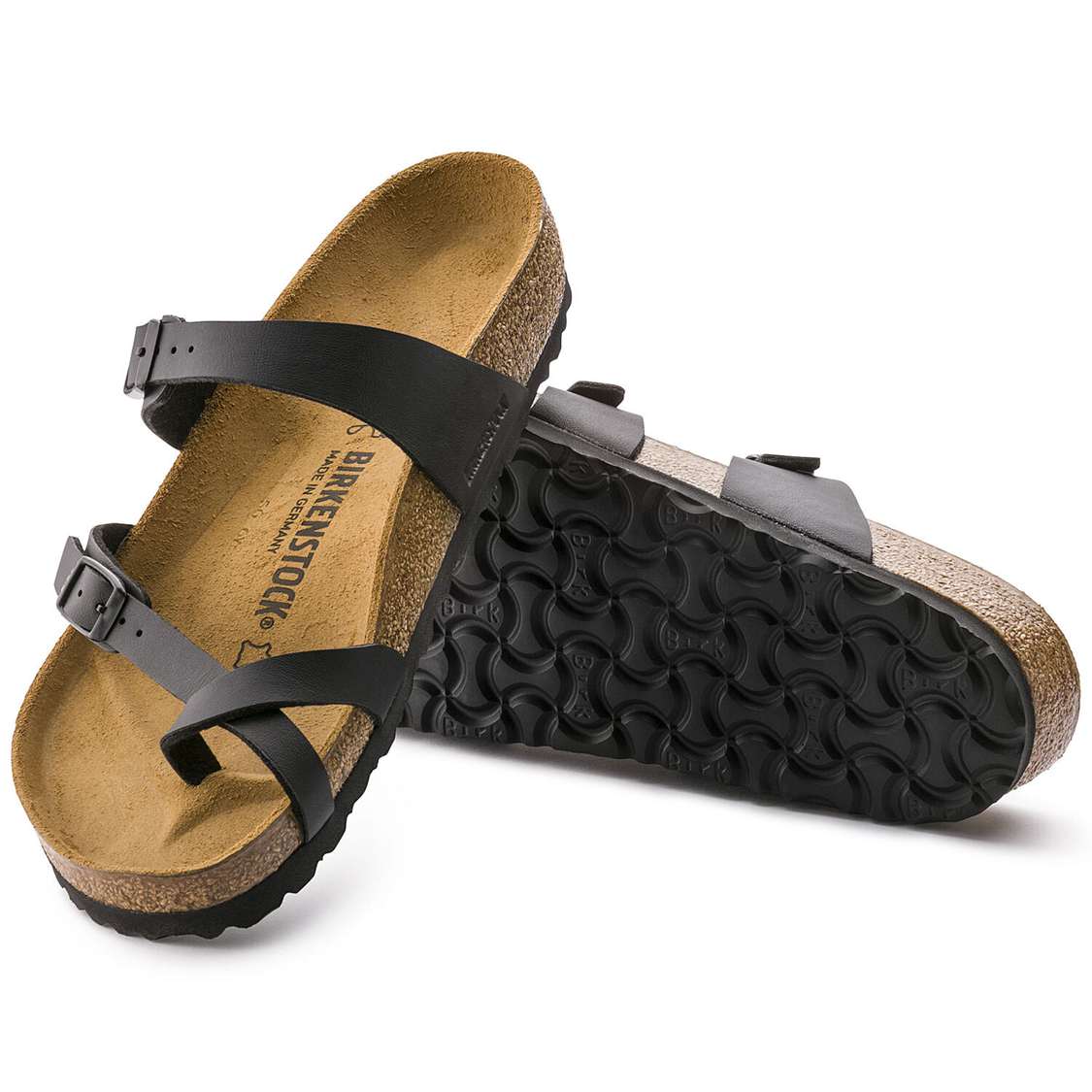 Birkenstock Mayari Birko-Flor Multi Strap Sandals Black | 6DPc3x64cAW