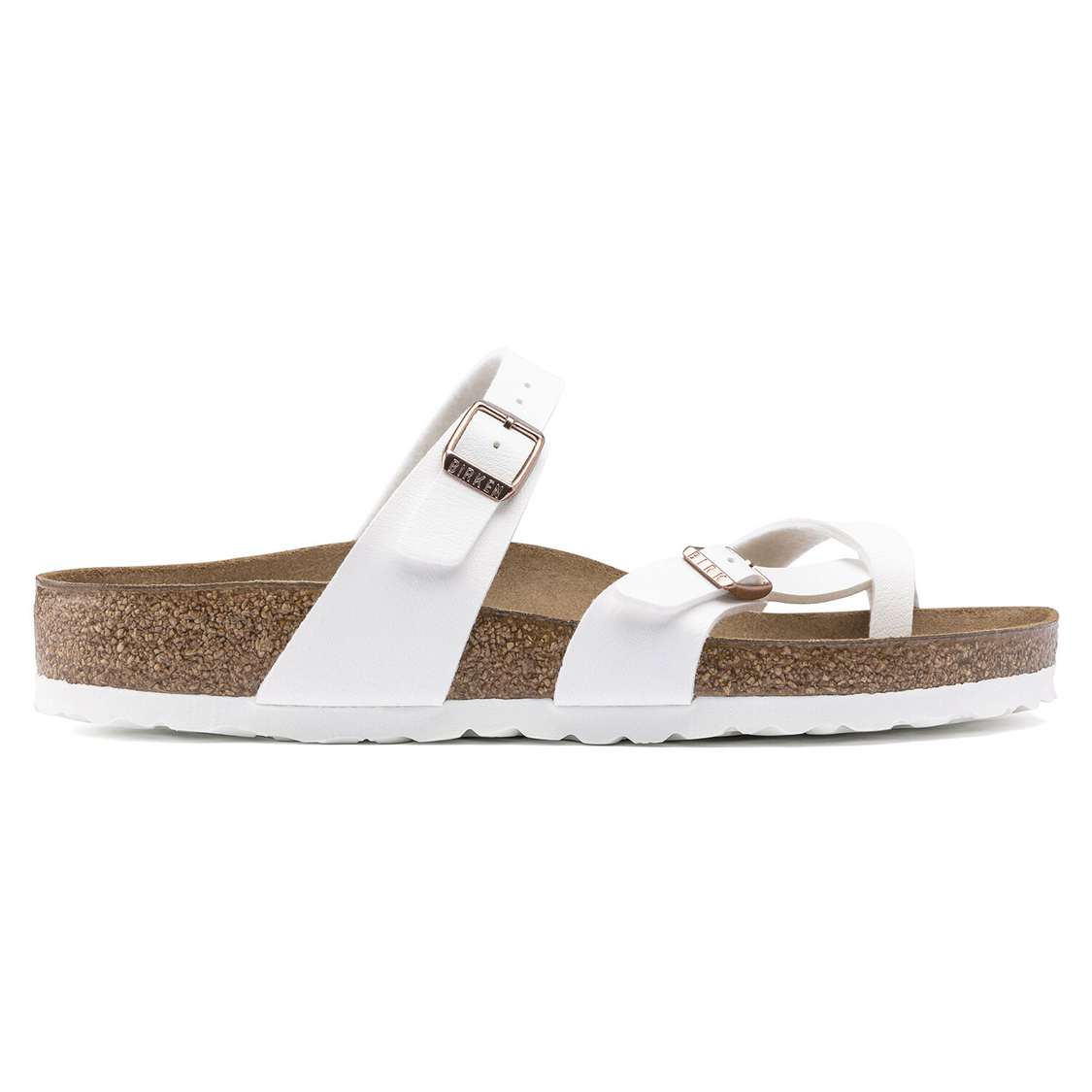 Birkenstock Mayari Birko-Flor Multi Strap Sandals White | HFC5xqFiBGl