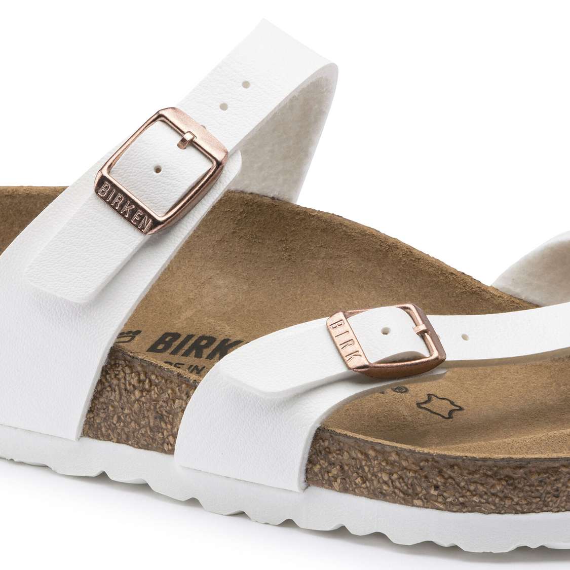 Birkenstock Mayari Birko-Flor Multi Strap Sandals White | HFC5xqFiBGl