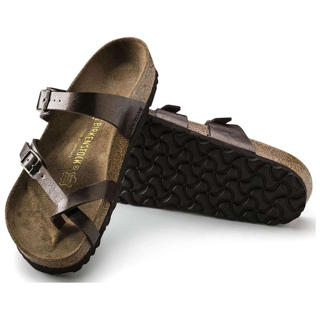 Birkenstock Mayari Birko-Flor Multi Strap Sandals Yellow | KFPQumSPPuP