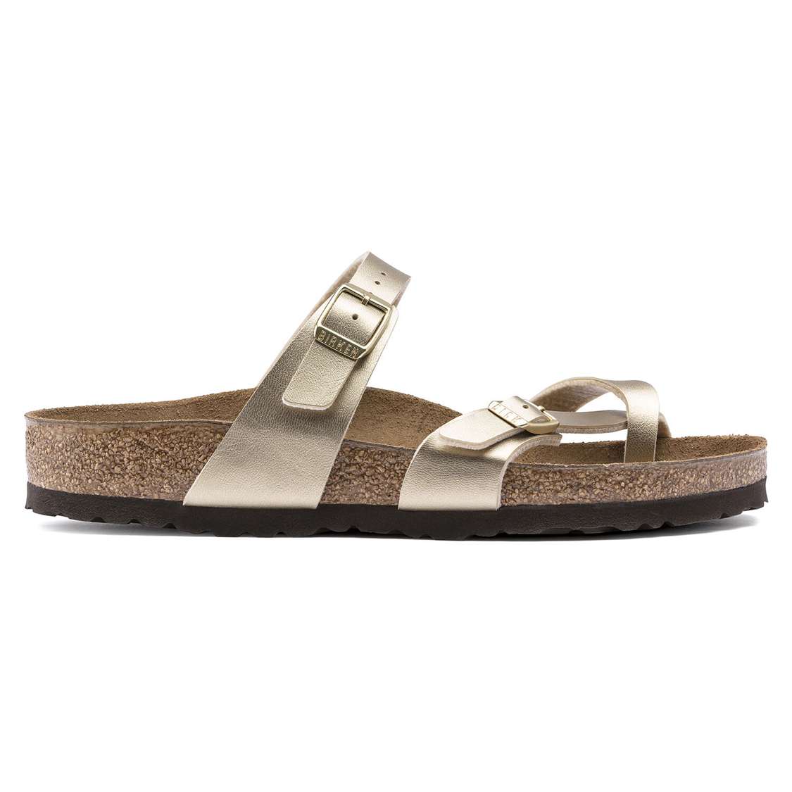 Birkenstock Mayari Birko-Flor Multi Strap Sandals Gold | TYlfwMaoAye