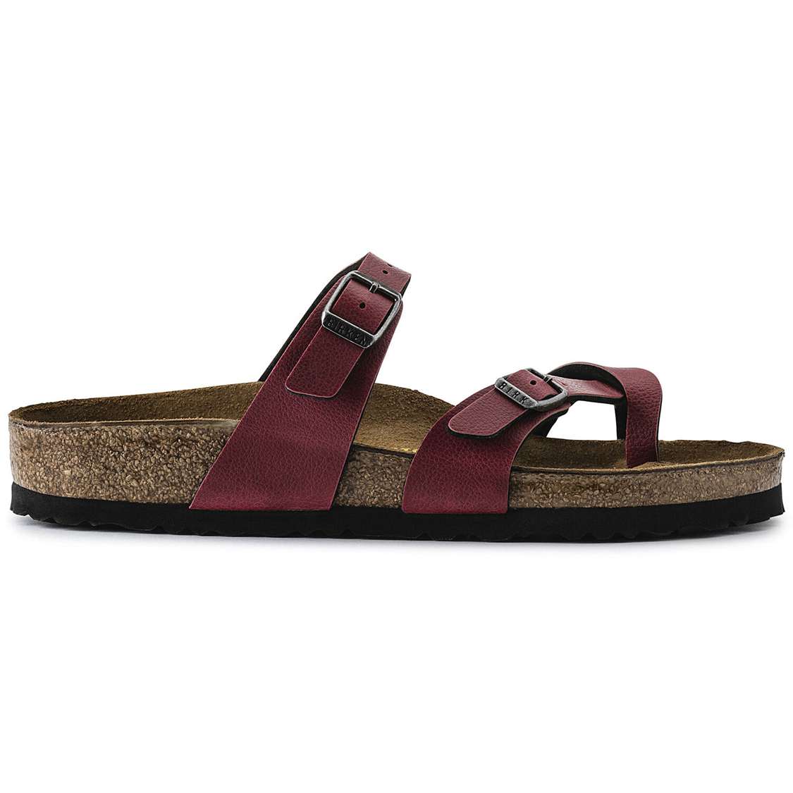 Birkenstock Mayari Birko-Flor Multi Strap Sandals Burgundy | Uv8ahMLt3hf