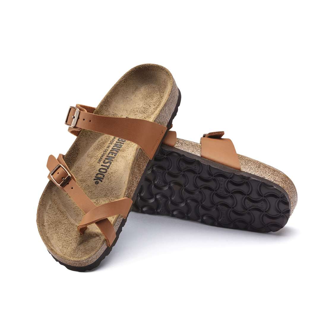 Birkenstock Mayari Birko-Flor Multi Strap Sandals Brown | VblgENABZBF