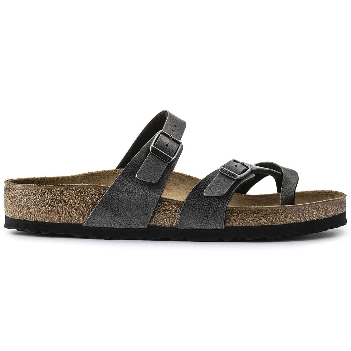 Birkenstock Mayari Birko-Flor Multi Strap Sandals Dark Grey | kA5lDRAWabR