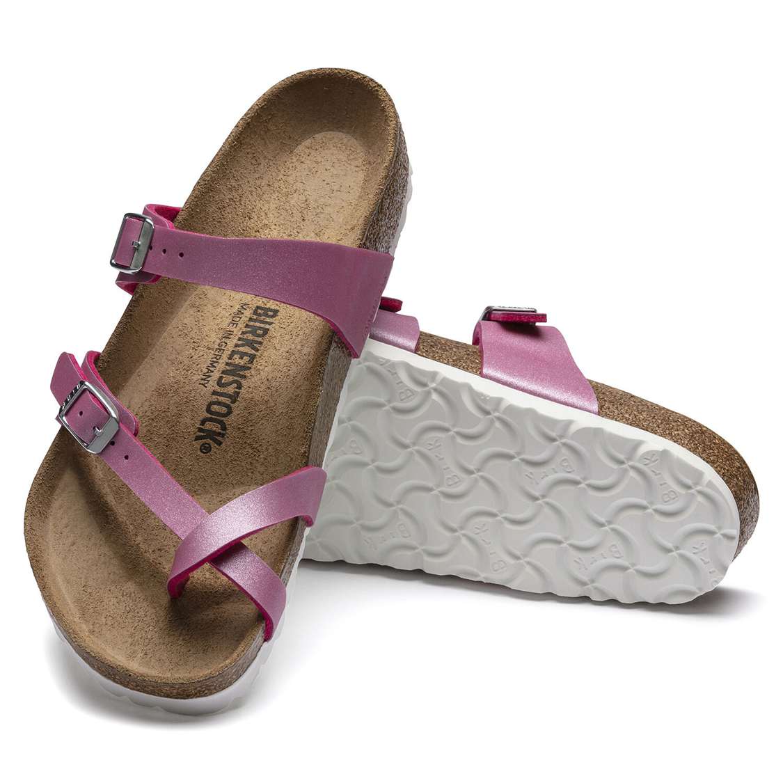 Birkenstock Mayari Birko-Flor Multi Strap Sandals Fuchsia | rEBXqAngQdB