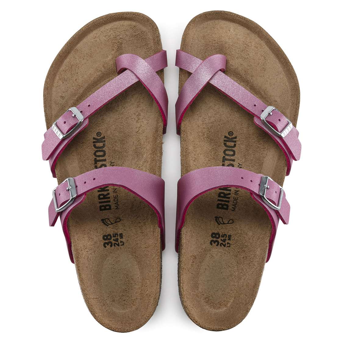 Birkenstock Mayari Birko-Flor Multi Strap Sandals Fuchsia | rEBXqAngQdB