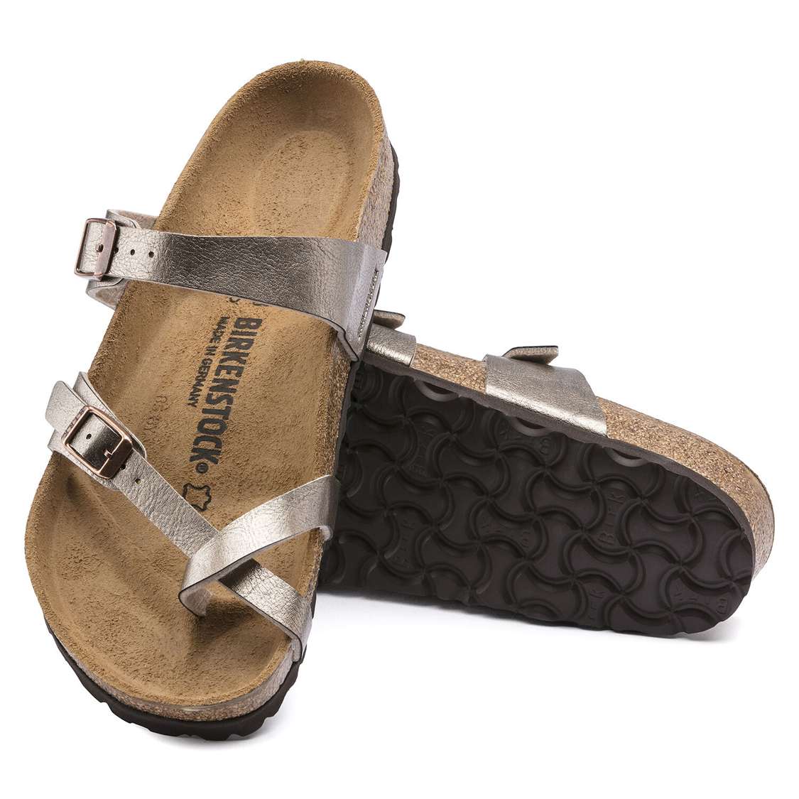 Birkenstock Mayari Birko-Flor Multi Strap Sandals Yellow | tG1z1hpqquS