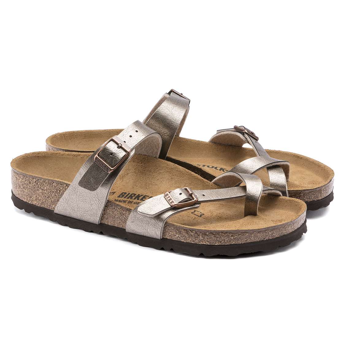 Birkenstock Mayari Birko-Flor Multi Strap Sandals Yellow | tG1z1hpqquS