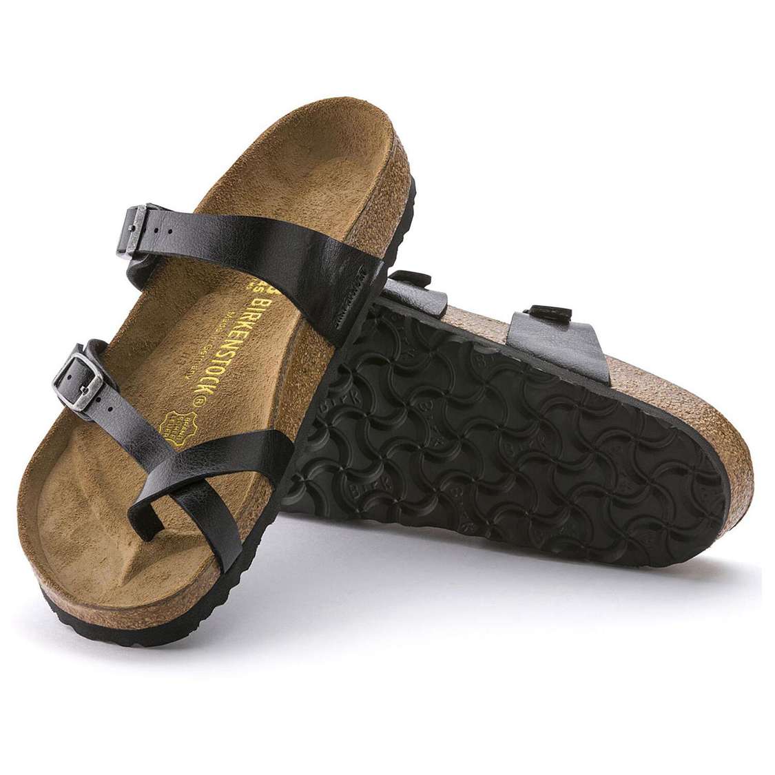 Birkenstock Mayari Birko-Flor Multi Strap Sandals Black | uA7jGkTHlVc