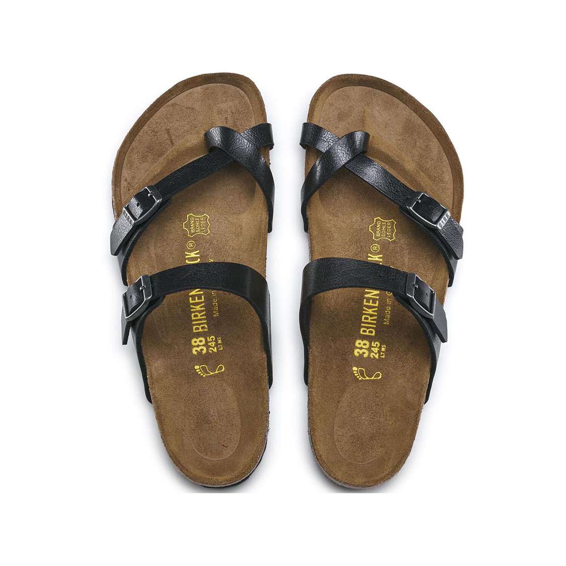 Birkenstock Mayari Birko-Flor Multi Strap Sandals Black | uA7jGkTHlVc