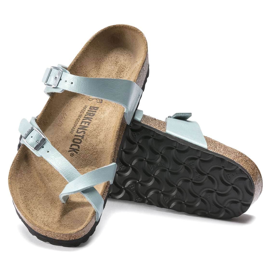 Birkenstock Mayari Birko-Flor Thong Light Turquoise | eHpYhDJIVSa