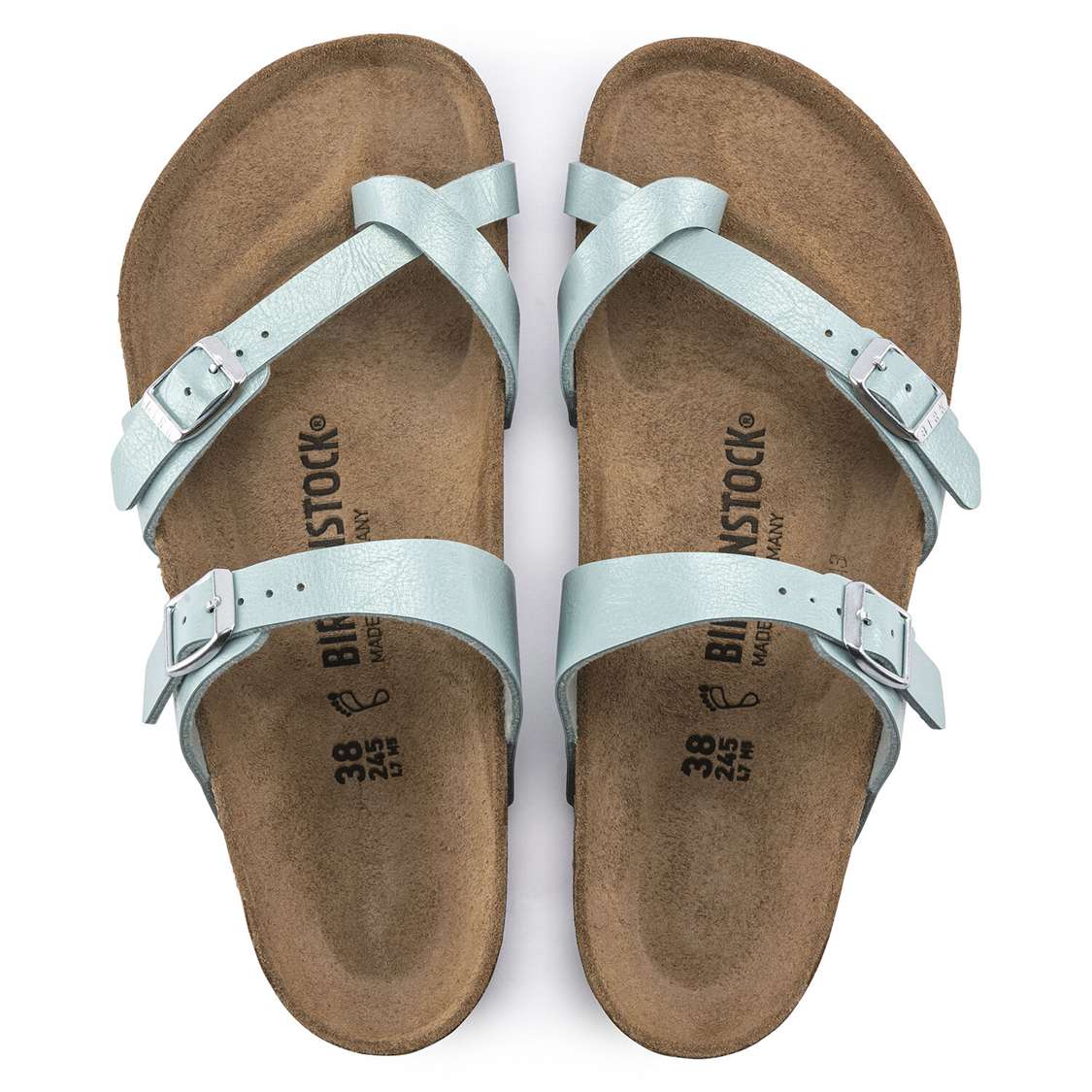 Birkenstock Mayari Birko-Flor Thong Light Turquoise | eHpYhDJIVSa