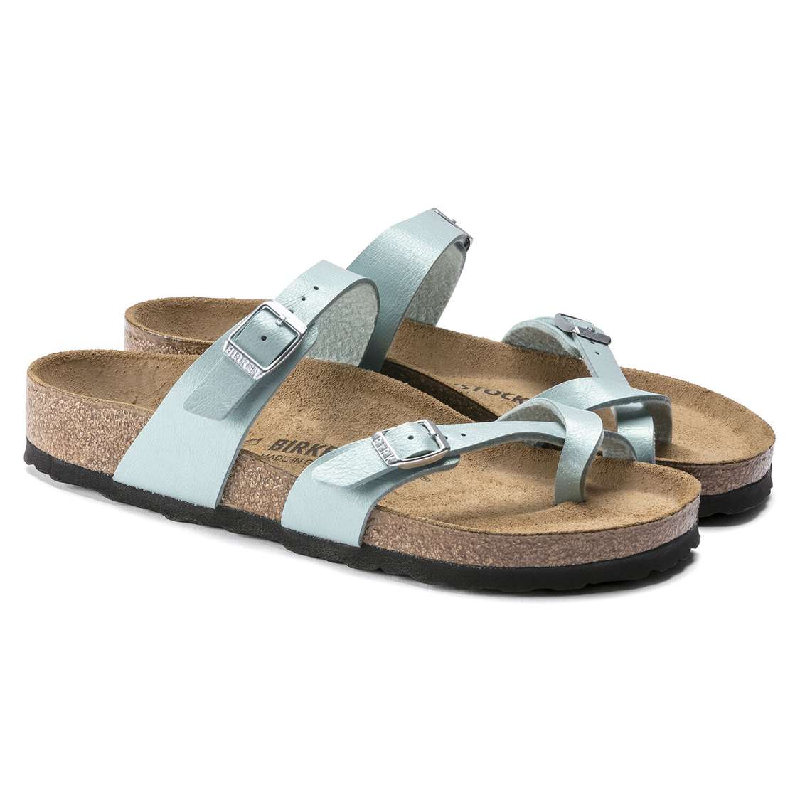 Birkenstock Mayari Birko-Flor Thong Light Turquoise | eHpYhDJIVSa