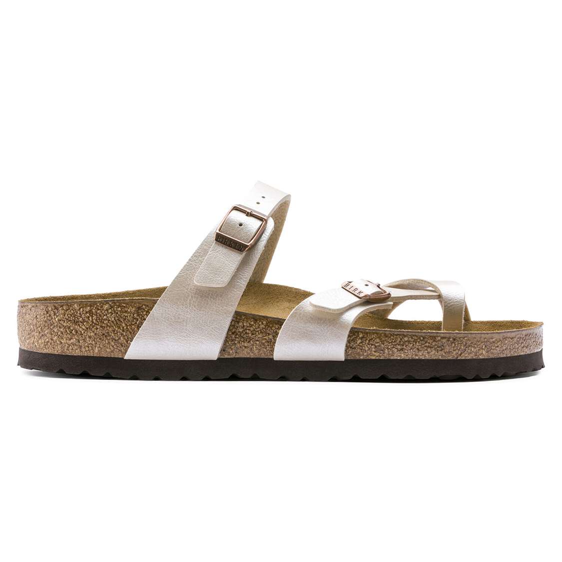 Birkenstock Mayari Birko-Flor Thong White | w6Bx7qVNss9