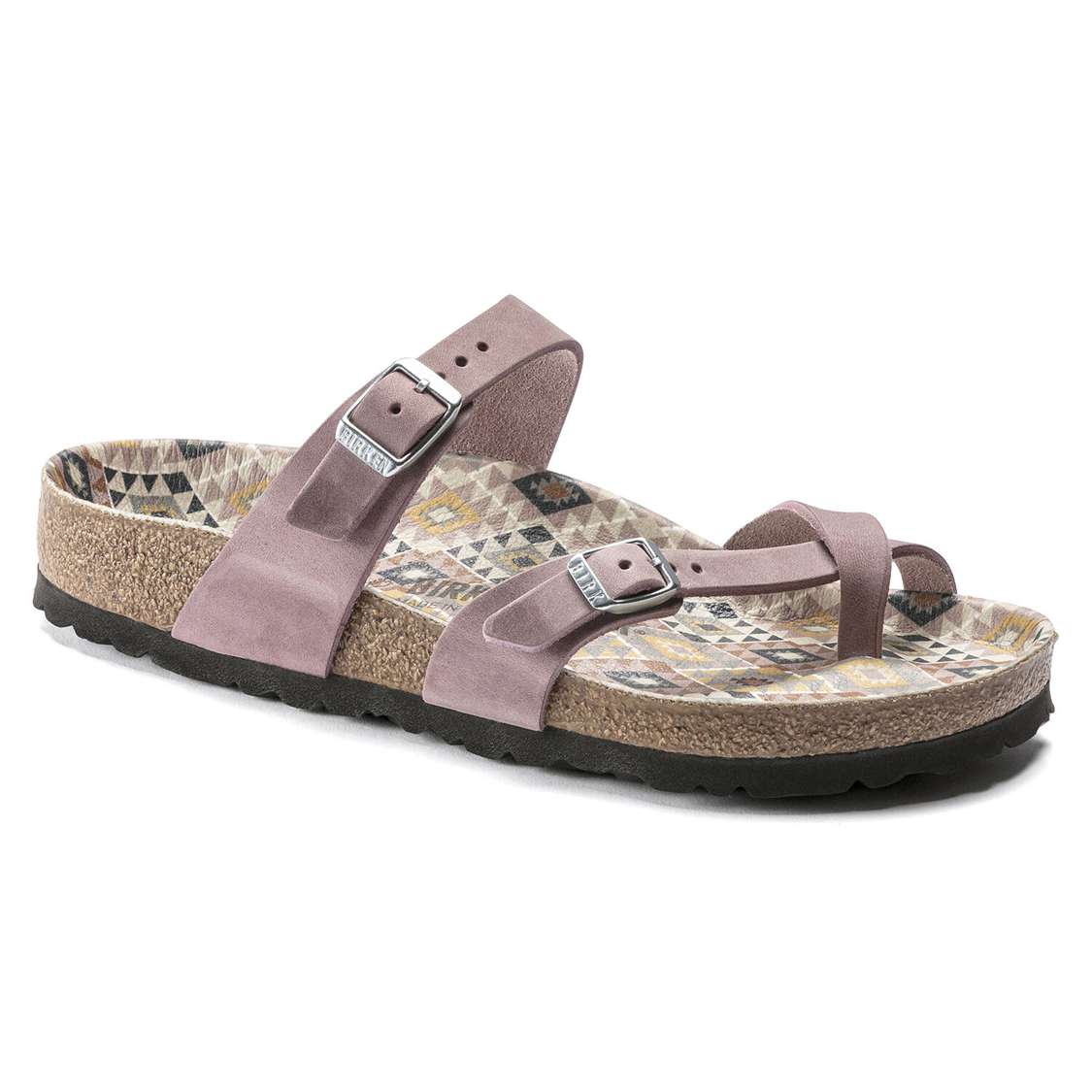 Birkenstock Mayari Oiled Leather Multi Strap Sandals Lavender | Crvy8vKIWS1