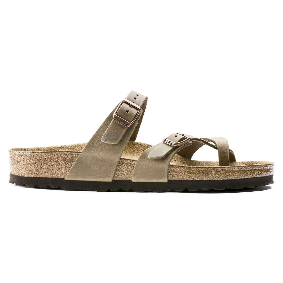 Birkenstock Mayari Oiled Leather Multi Strap Sandals Brown | HQCpbG5cpT9